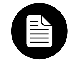 All - Black Document Icon