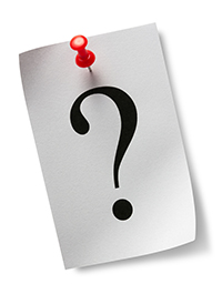 FAQs - Question Mark Pinned